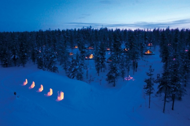Необычный отель за Полярным кругом Финляндия