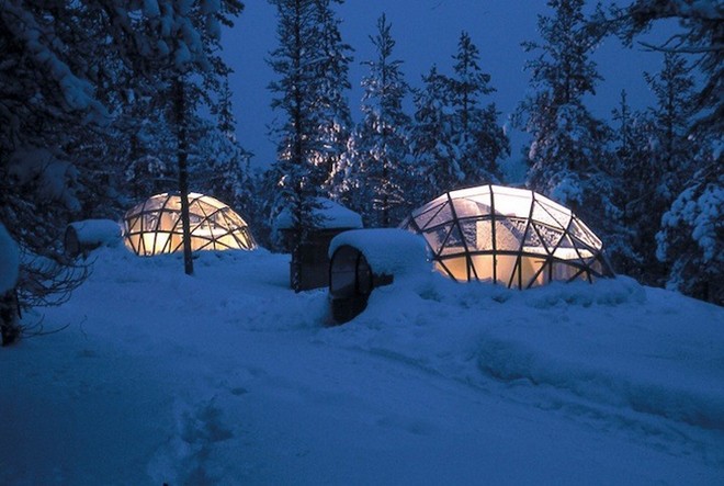 Необычный отель за Полярным кругом Финляндия